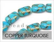 Copper Turquoise Beads